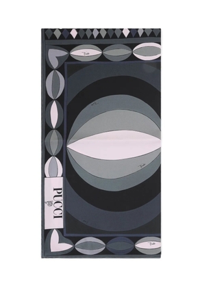 PUCCI geometric-pattern silk scarf - Black