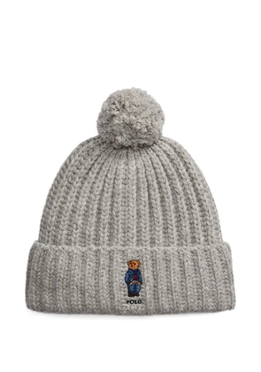 Polo Ralph Lauren ribbed pom-pom beanie - Grey