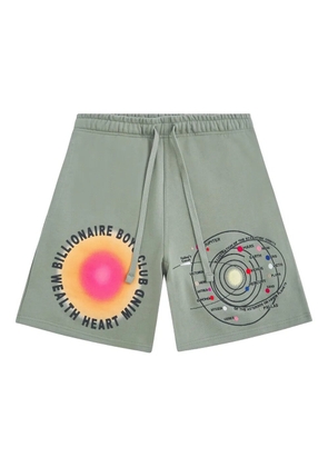 Billionaire Boys Club Aura graphic-print shorts - Green