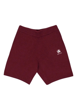 Sinclair bouclé 'Burgundy' shorts - Red