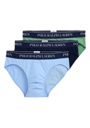 Polo Ralph Lauren logo-waistband briefs - Blue