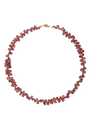 Jennifer Behr Bernadette plated necklace - Red