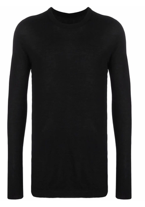 Boris Bidjan Saberi rib-trimmed cashmere jumper - Black