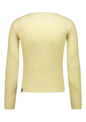 JORDANLUCA Blues long-sleeve top - Yellow