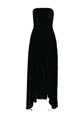 AZEEZA Nayara velvet maxi dress - Black