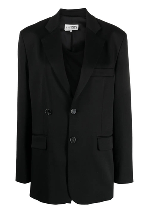 MM6 Maison Margiela single-breasted blazer - Black