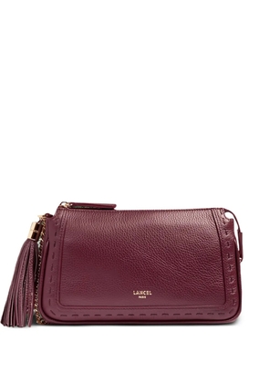 Lancel Pouch on Chain tassel cross body bag - Red