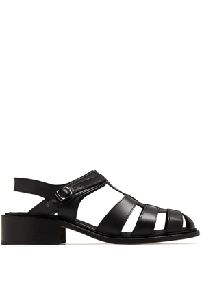 PHILEO Pecheur faux-leather sandals - Black