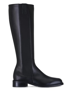 La Canadienne panelled knee-high boots - Black