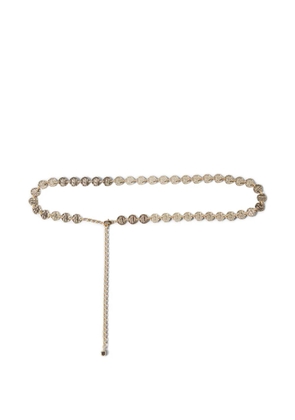 Claudie Pierlot engraved-logo belt - Gold