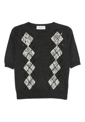 ERMANNO FIRENZE sequin-embellished sweater - Grey