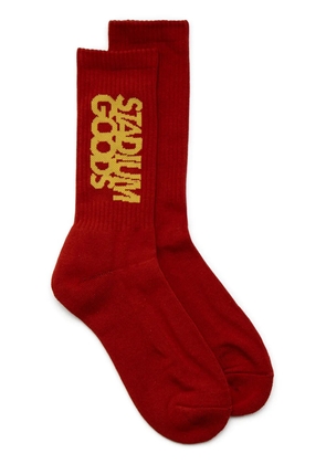 STADIUM GOODS® logo 'Bay Red' crew socks