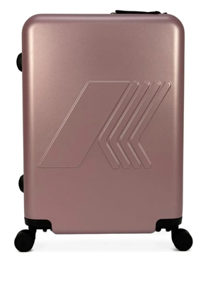 K-Way logo-embossed luggage - Pink