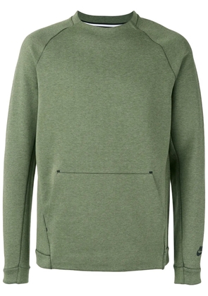 Nike tech fleece crew neck sweatshirt - Green