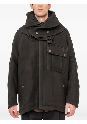 Devoa hooded pocketed parka - Grey