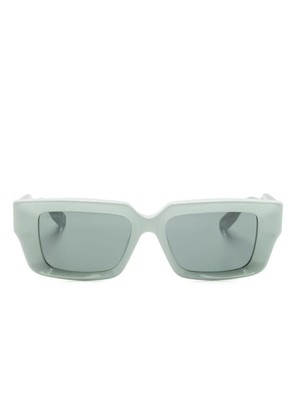 Gucci Eyewear logo-debossed rectangle-frame sunglasses - Green