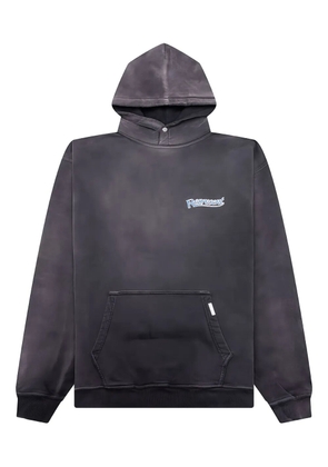 Represent logo-print hoodie - Black