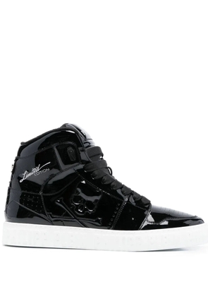 Philipp Plein Super Street Skull Bones hi-top sneakers - Black