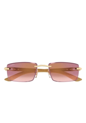 Cartier Eyewear rectangle-frame sunglasses - Black