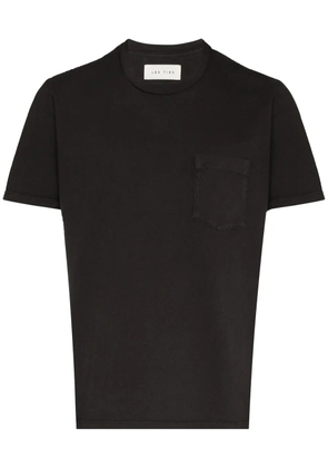 Les Tien chest pocket cotton T-shirt - Black