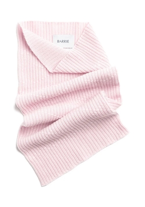Barrie ribbed cashmere snood - Pink