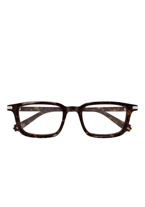 Cartier Eyewear square frame glasses - Brown