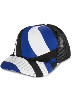 PUCCI Iride-print mesh cap - Blue