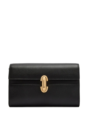 Savette Symmetry grained clutch bag - Black