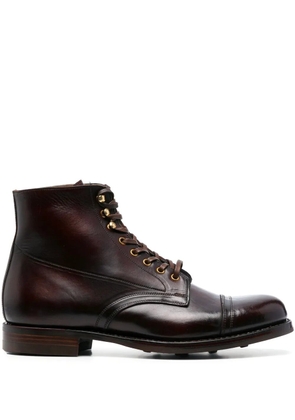Ralph Lauren RRL leather lace-up boots - Brown