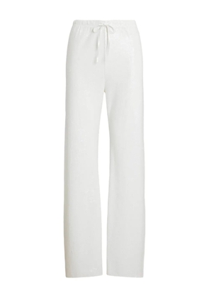 Polo Ralph Lauren sequin-embellished trousers - White