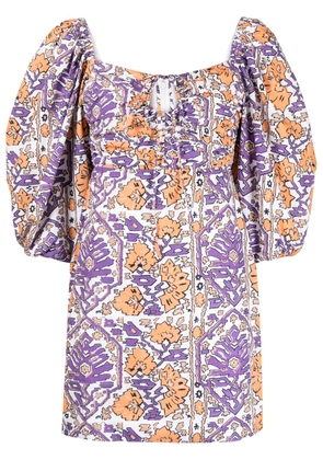 Rhode Jeanne graphic-print dress - Purple