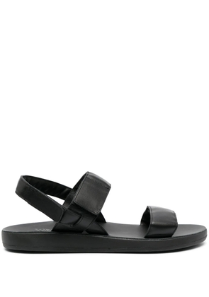 Ancient Greek Sandals Orfeas leather greek sandals - Black