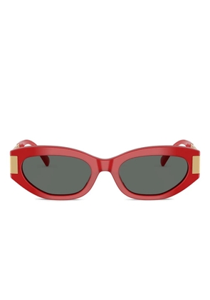 Versace Eyewear oval-frame sunglasses - Red