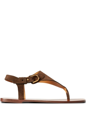 Ralph Lauren Collection buckle-strap sandals - Brown