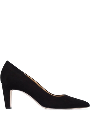 Bernardo 70mm pointed-toe suede pumps - Black