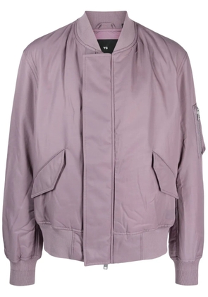 Y-3 cotton-blend bomber jacket - Purple