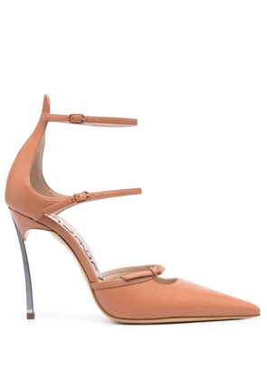 Casadei Rachel Super Blade 105mm pumps - Brown
