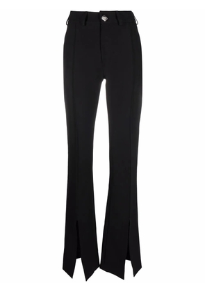 Philipp Plein Cody high-waisted trousers - Black