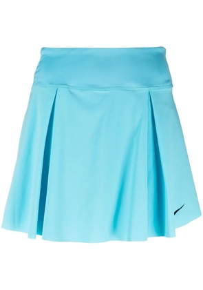 Nike logo-print sport mini skirt - Blue