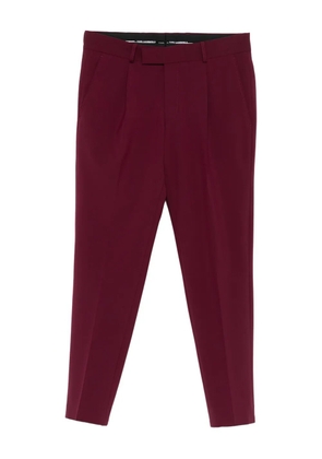 Karl Lagerfeld pleated side-pocket trousers - Red