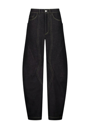 LUEDER Engineered contrast-stitching jeans - Blue