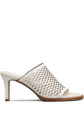 Tod's 75mm cut-out heeled sandals - White