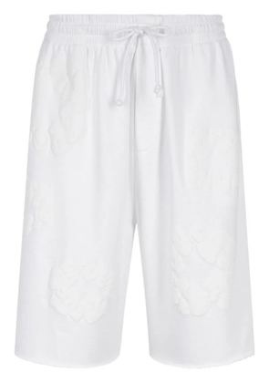 Denim Tears Mono Cotton Wreath-print shorts - White
