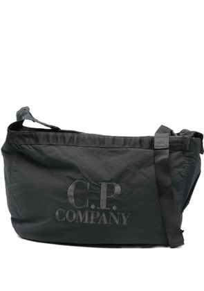 C.P. Company logo-embroidered shoulder bag - Grey