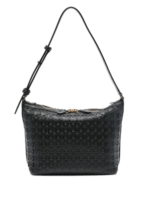 Serapian small Mosaico zip shoulder Bag - Black