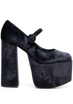 Cult Gaia Angelou 150mm platform pumps - Blue