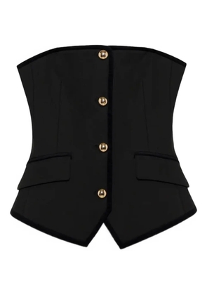 Simkhai Cambrie button top - Black