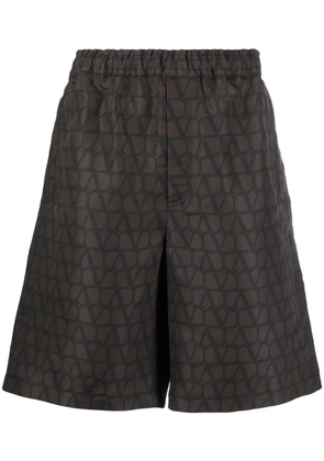 Valentino Garavani Toile Iconographe Bermuda shorts - Brown