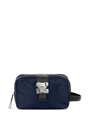 FPM Milano buckle-detail wash bag - Blue