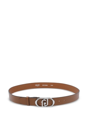 LIU JO logo-detail buckle belt - Brown